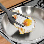 Load image into Gallery viewer, 2 In 1 Spatula Tongs for Eggs