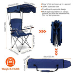 Load image into Gallery viewer, Camping Chair with Canopy