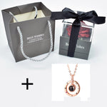 Load image into Gallery viewer, Preserved Rose with Necklace