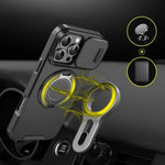 Load image into Gallery viewer, Armor Magnetic Bracket Case for iPhone