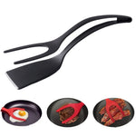 Load image into Gallery viewer, 2 In 1 Spatula Tongs for Eggs