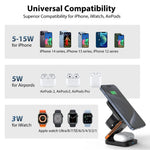 Load image into Gallery viewer, 3 in 1 Foldable Charging Station