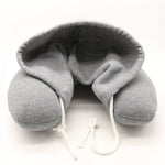 Load image into Gallery viewer, Hooded Travel Neck Pillow