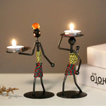 Load image into Gallery viewer, Nordic Metal Candlestick