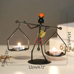 Load image into Gallery viewer, Nordic Metal Candlestick