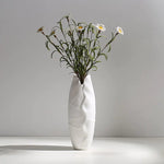 Load image into Gallery viewer, Modern Minimalist White Hemp Rope Ceramic Vase