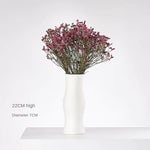 Load image into Gallery viewer, Modern Minimalist White Hemp Rope Ceramic Vase