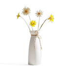 Load image into Gallery viewer, Modern Minimalist White Hemp Rope Ceramic Vase