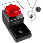 Load image into Gallery viewer, Preserved Rose with Necklace
