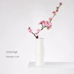 Load image into Gallery viewer, Modern Minimalist White Hemp Rope Ceramic Vase
