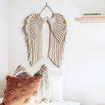 Load image into Gallery viewer, Angel Wings Woven Hanging Decor
