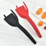 Load image into Gallery viewer, 2 In 1 Spatula Tongs for Eggs
