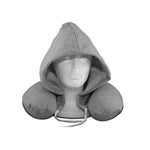 Load image into Gallery viewer, Hooded Travel Neck Pillow
