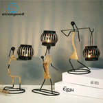 Load image into Gallery viewer, Nordic Metal Candlestick
