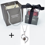 Load image into Gallery viewer, Preserved Rose with Necklace