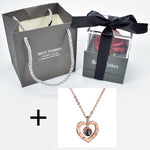 Load image into Gallery viewer, Preserved Rose with Necklace