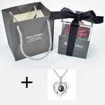 Load image into Gallery viewer, Preserved Rose with Necklace