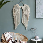 Load image into Gallery viewer, Angel Wings Woven Hanging Decor
