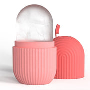 Hot Selling Reusable Silicone Roller for Facial Contouring Ice Cube Massager for Beauty Needleless Frozen Face Globe
