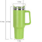 Load image into Gallery viewer, 40oz Sublimation Blank Stainless Steel Vacuum Tumbler with Handle
