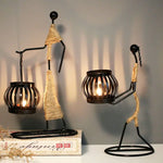 Load image into Gallery viewer, Nordic Metal Candlestick
