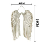 Load image into Gallery viewer, Angel Wings Woven Hanging Decor
